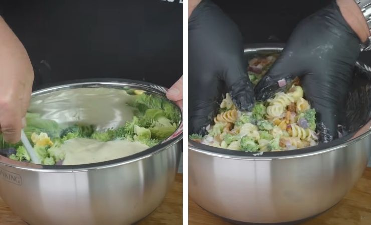 Combine the Vegetables and Pasta