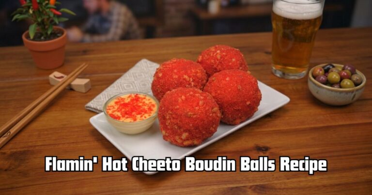 Flamin' Hot Cheeto Boudin Balls Recipe
