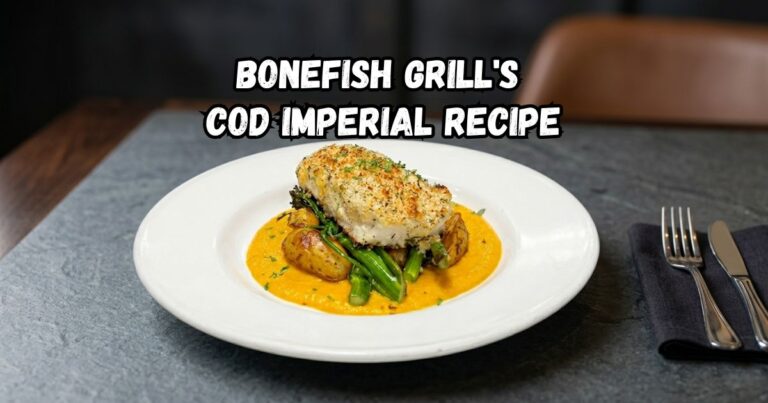 Bonefish Grill's Cod Imperial Recipe