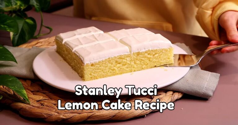Stanley Tucci Lemon Cake Recipe