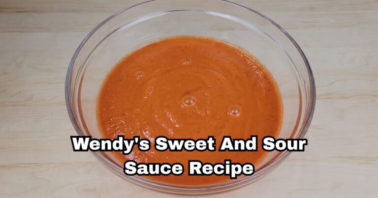 Wendy's Sweet And Sour Sauce Recipe
