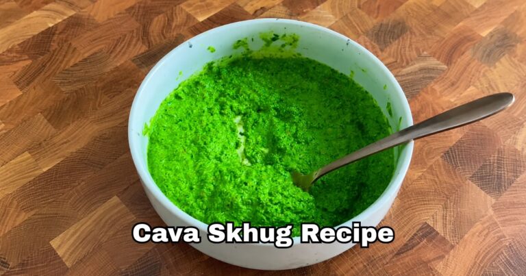 Cava Skhug Recipe