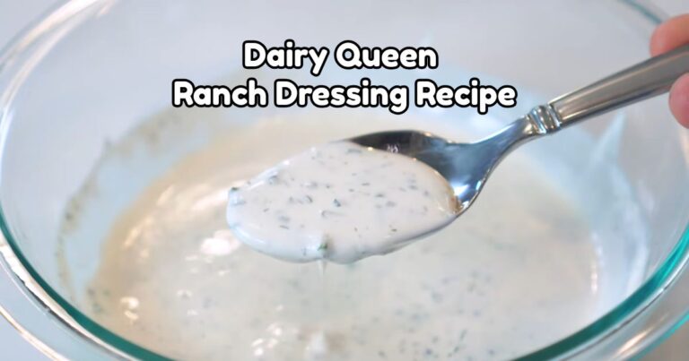 Dairy Queen Ranch Dressing Recipe