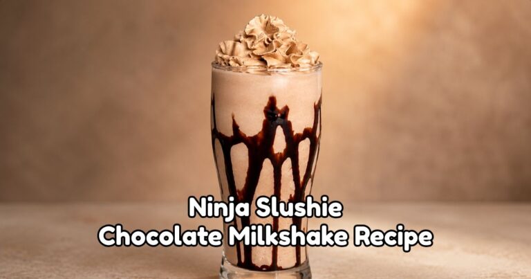 Ninja Slushie Chocolate Milkshake Recipe