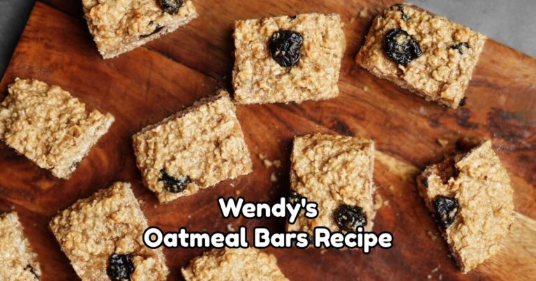 Wendy's Oatmeal Bars Recipe