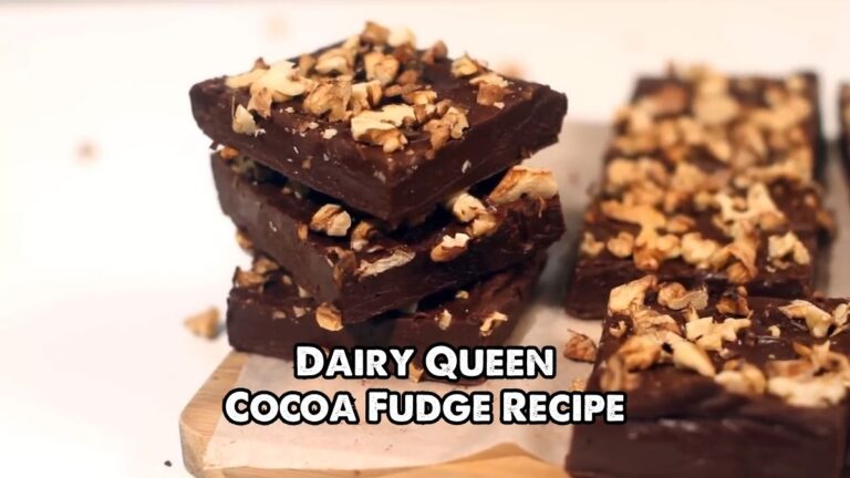 Dairy Queen Cocoa Fudge Recipe