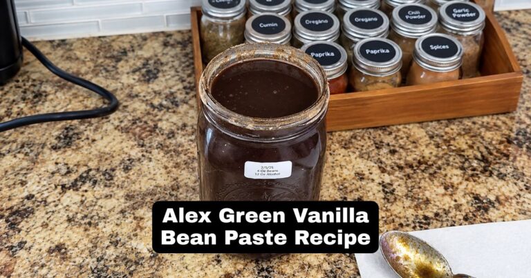 Alex Green Vanilla Bean Paste Recipe
